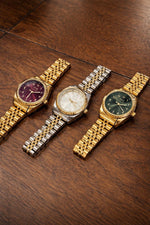 Montres femme chiffres arabes Emir Watches  cadran rubis - cadran ivoire - cadran vert